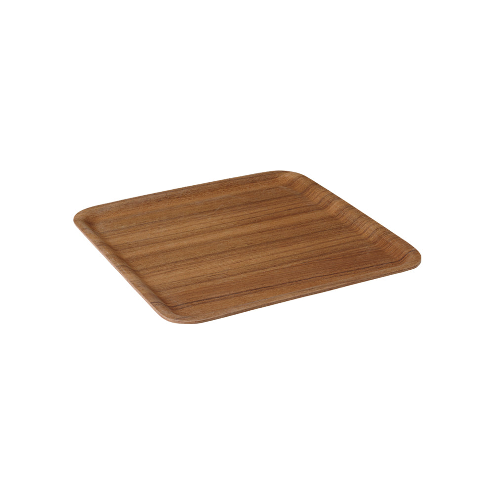 KINTO NONSLIP SQUARE TRAY 320X320MM/ 12.5X12.5IN TEAK THUMBNAIL 0