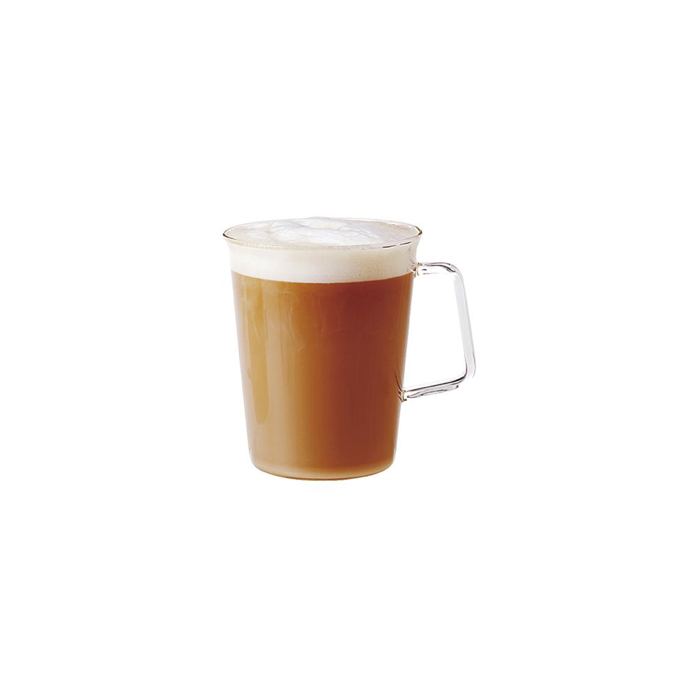KINTO CAST CAFE LATTE MUG 430ML / 15OZ CLEAR