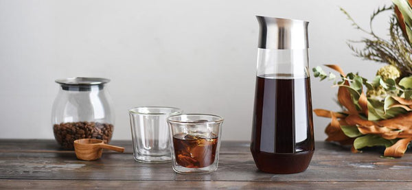 Kinto 1L CAPSULE Cold Brew Carafe - Effortless One-Handed Pouring for  Coffee & Tea – mogutable