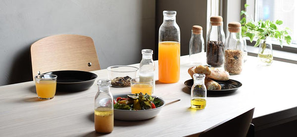 Kinto Oil & Vinegar Glass Dressing & Infusion Bottle, 3 Set Options 9oz or  5oz on Food52