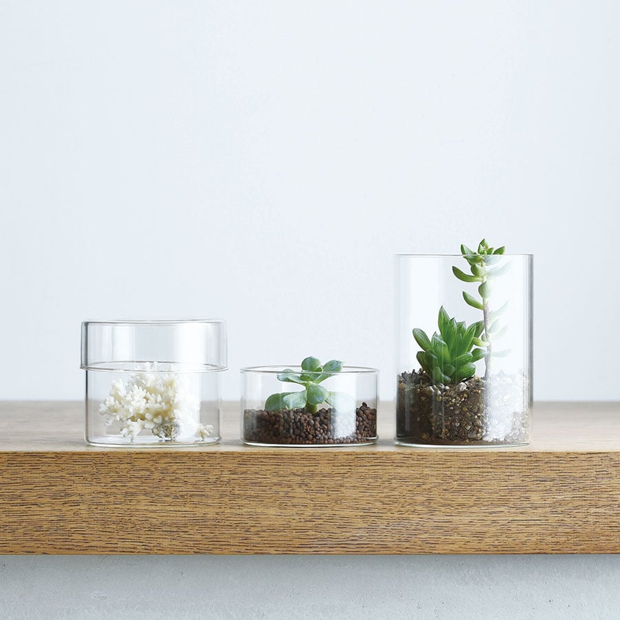  KINTO SCHALE GLASS CASE 100X85MM / 4X3IN  CLEAR 2