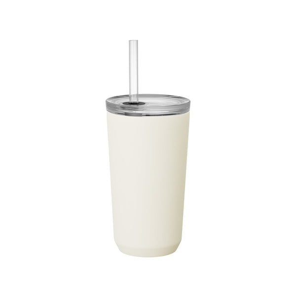 KINTO TO GO TUMBLER 480ML WITH STRAW WHITE
