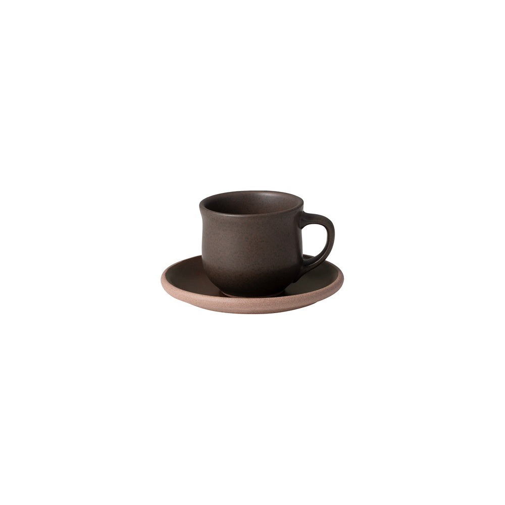  KINTO MUI CUP & SAUCER 90ML  BROWN 1