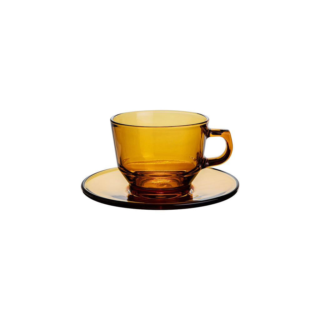  KINTO LUX SAUCER 150MM / 6 INCH  AMBER 12