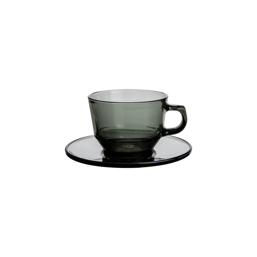  KINTO LUX SAUCER 150MM / 6 INCH  SMOKE 7