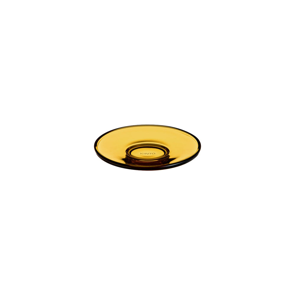  KINTO LUX SAUCER 110MM / 3.7OZ  AMBER 6