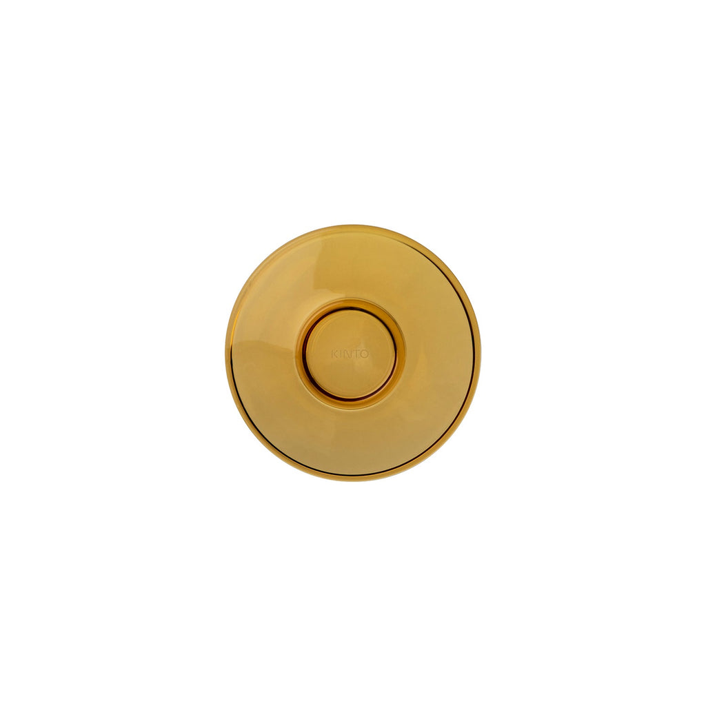  KINTO LUX SAUCER 110MM / 3.7OZ  AMBER 9
