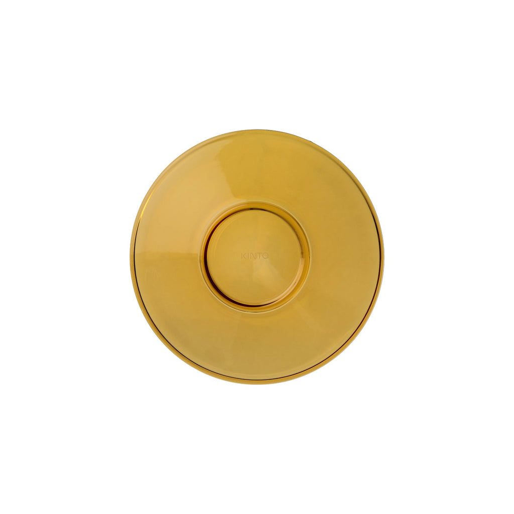  KINTO LUX SAUCER 150MM / 6 INCH  AMBER 11