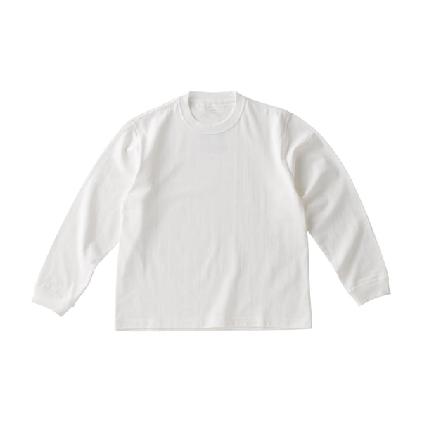 KINTO FUTO CUT AND SEW LONG SLEEVE TCO_ S WHITE