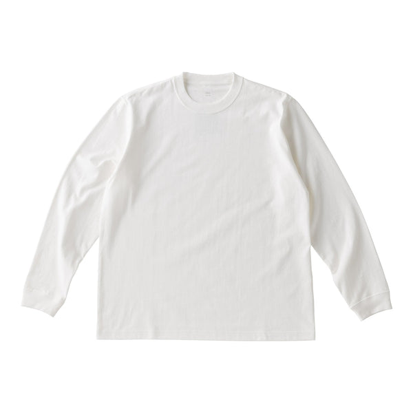 KINTO FUTO CUT AND SEW LONG SLEEVE TCO_ M WHITE