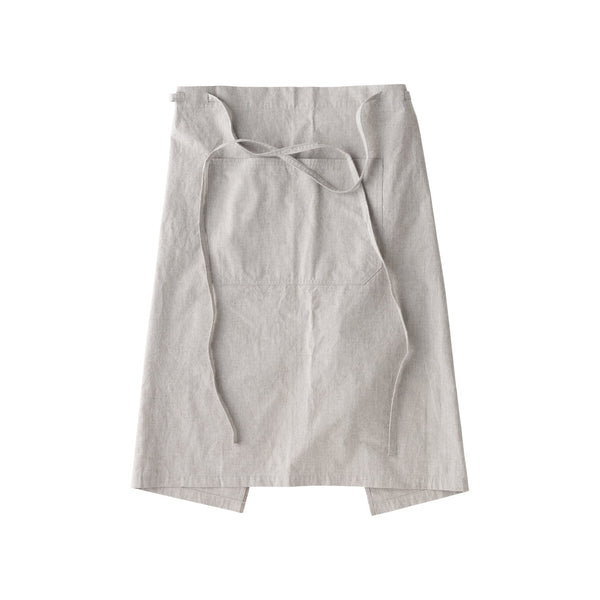 KINTO FUTO HALF APRON SCO LIGHT GRAY
