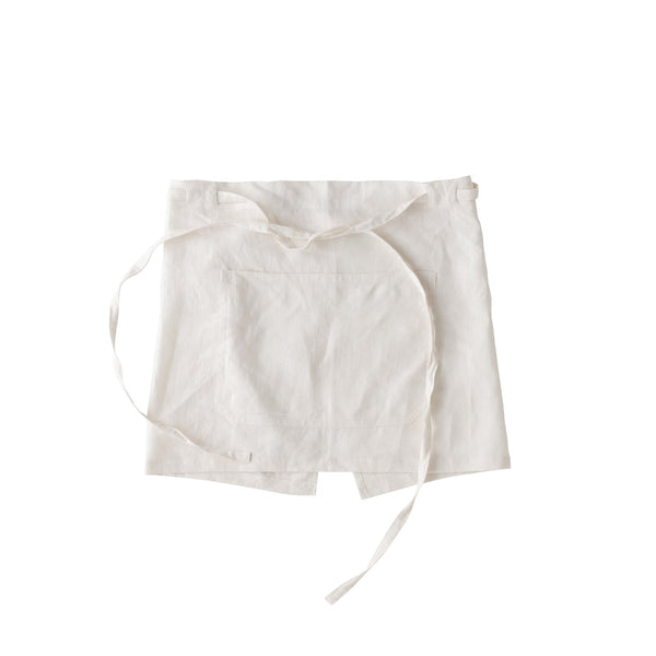 KINTO FUTO HALF APRON ALI WHITE