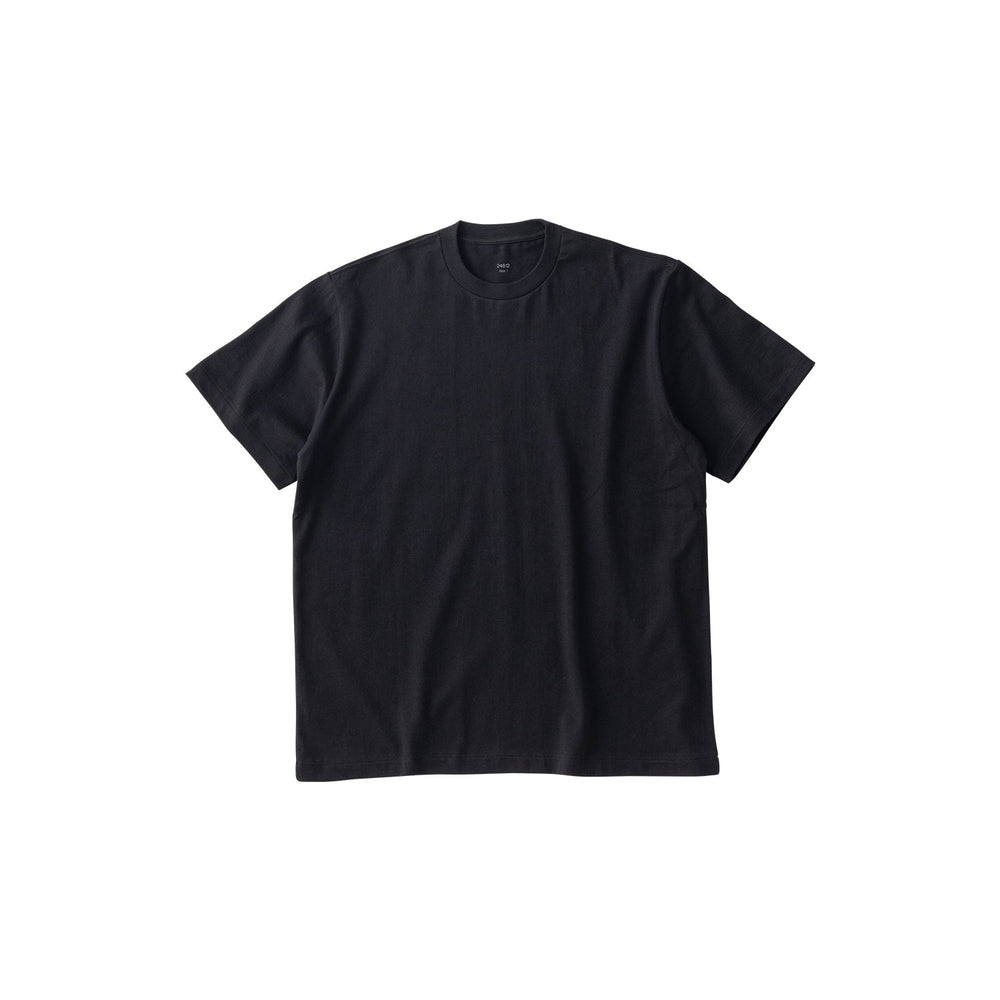  KINTO FUTO SHORT SLEEVES KNIT TOP TCO_ 1  BLACK 6