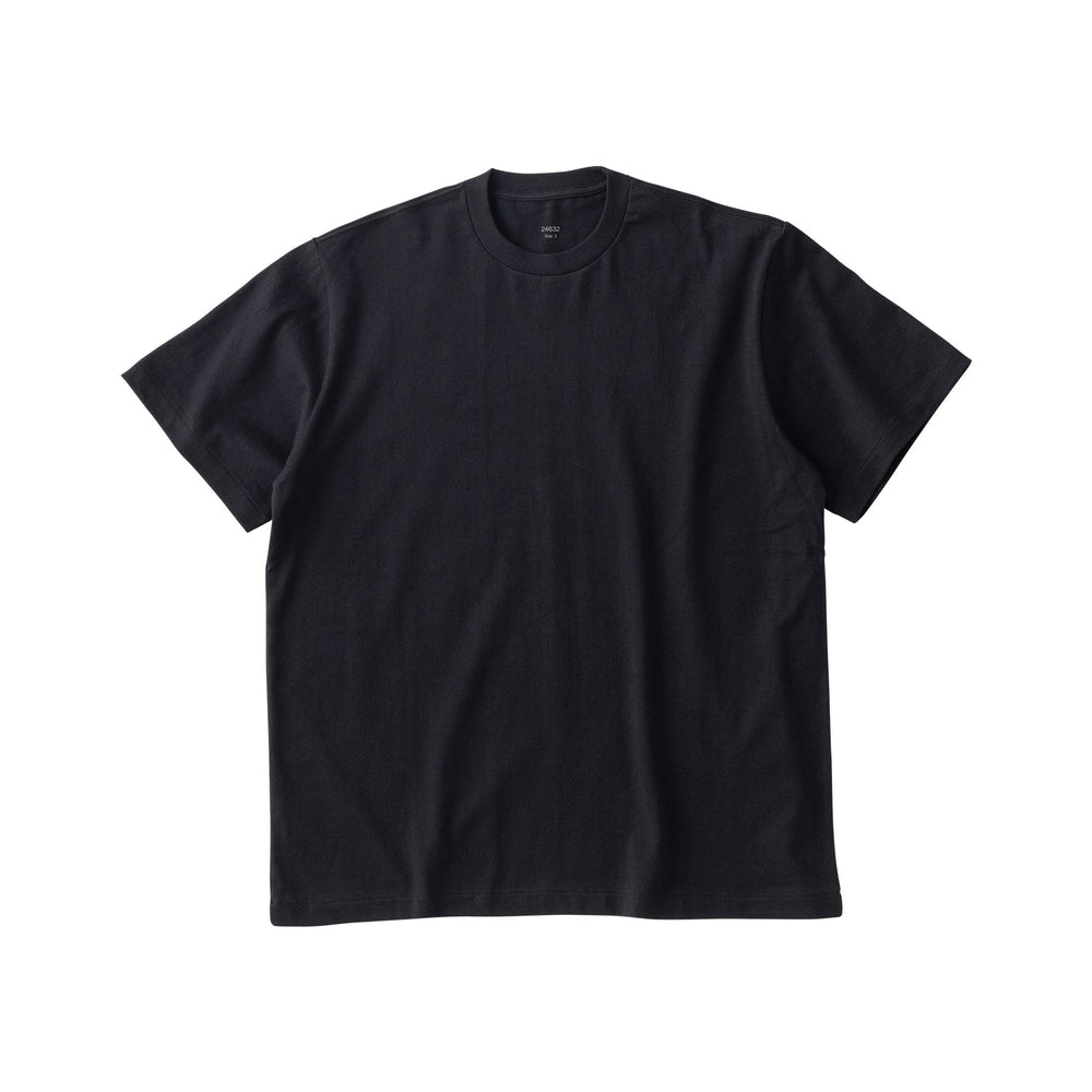  KINTO FUTO SHORT SLEEVES KNIT TOP TCO_ 3  BLACK 6