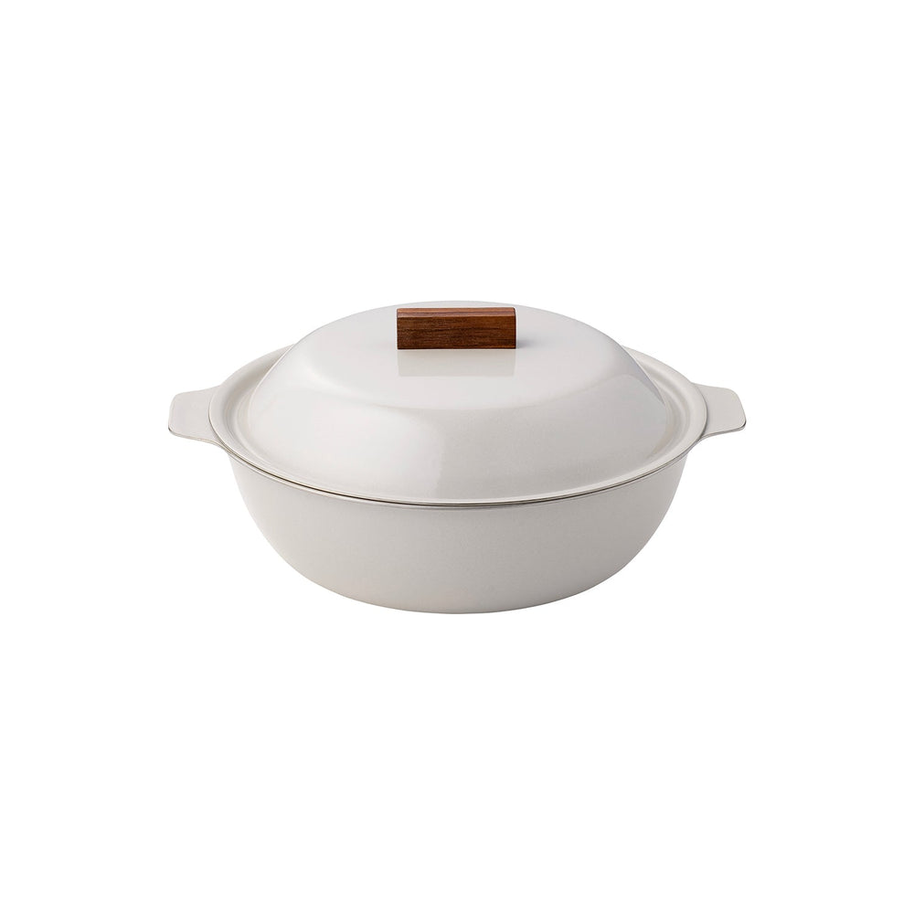  KINTO KAKOMI IH ENAMEL POT 1L  SAND BEIGE 