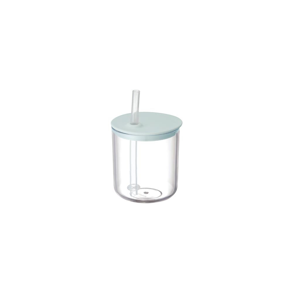  KINTO BONBO STRAW CUP 200ML  BLUE GRAY