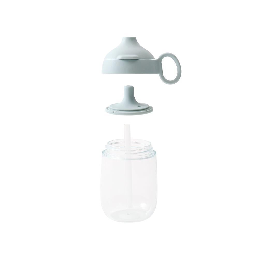  KINTO BONBO STRAW MUG 260ML  BLUE GRAY