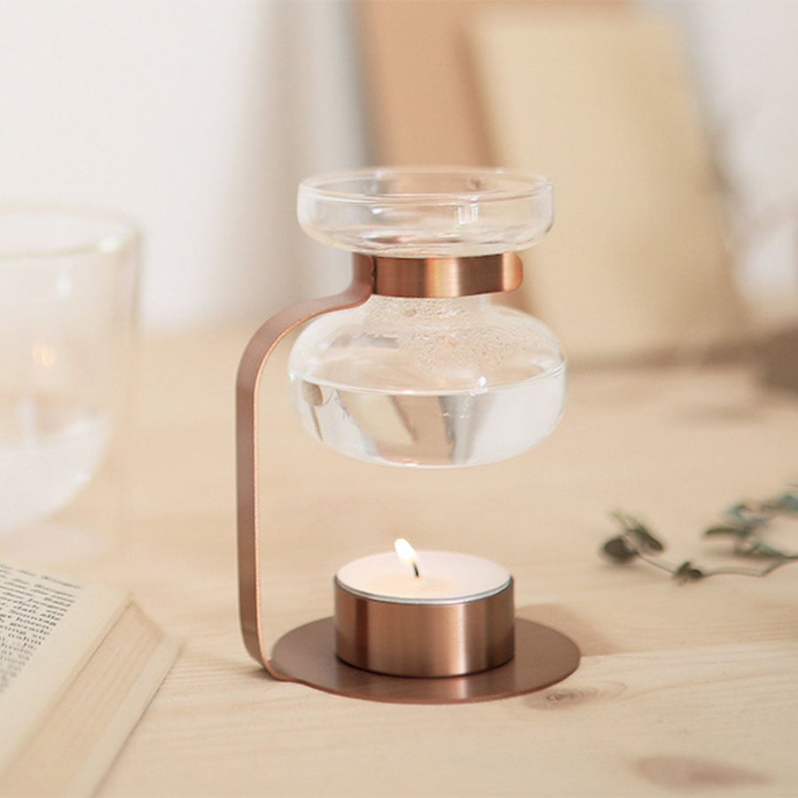 Aroma Oil Warmer – Minimalist Glass Fragrance Diffuser | KINTO USA