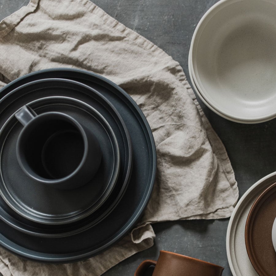  KINTO FOG PLATE 250MM  DARK GRAY