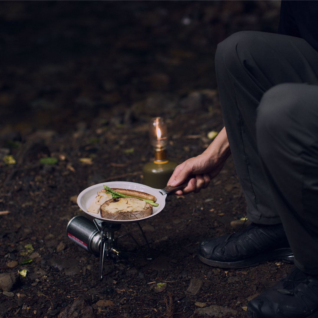 FORIS Plate 260mm | Enamelware Outdoor Plate for Camping by KINTO