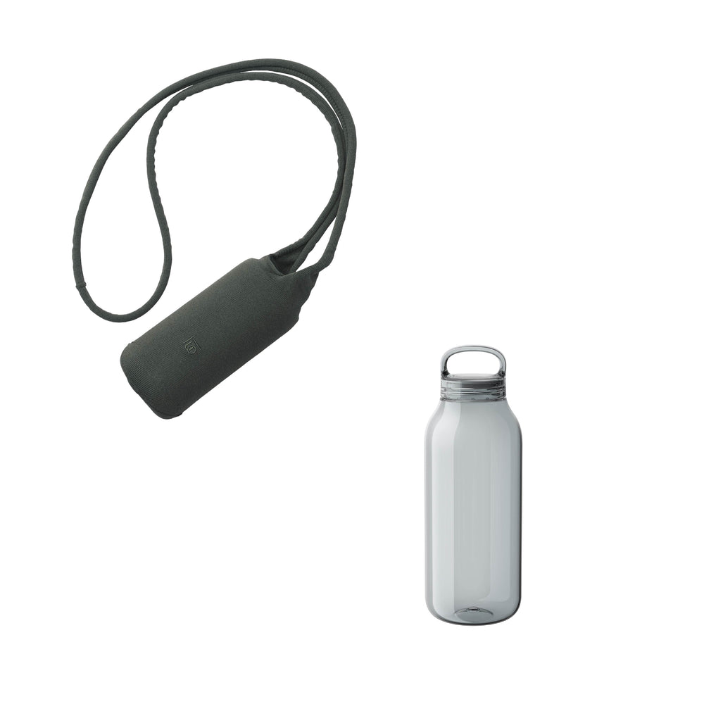 KINTO FUTO BOTTLE SLING AND WATER BOTTLE DARK GREEN / SMOKE THUMBNAIL 0