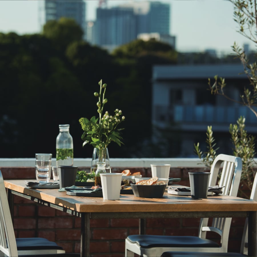  KINTO ALFRESCO MUG  BLACK