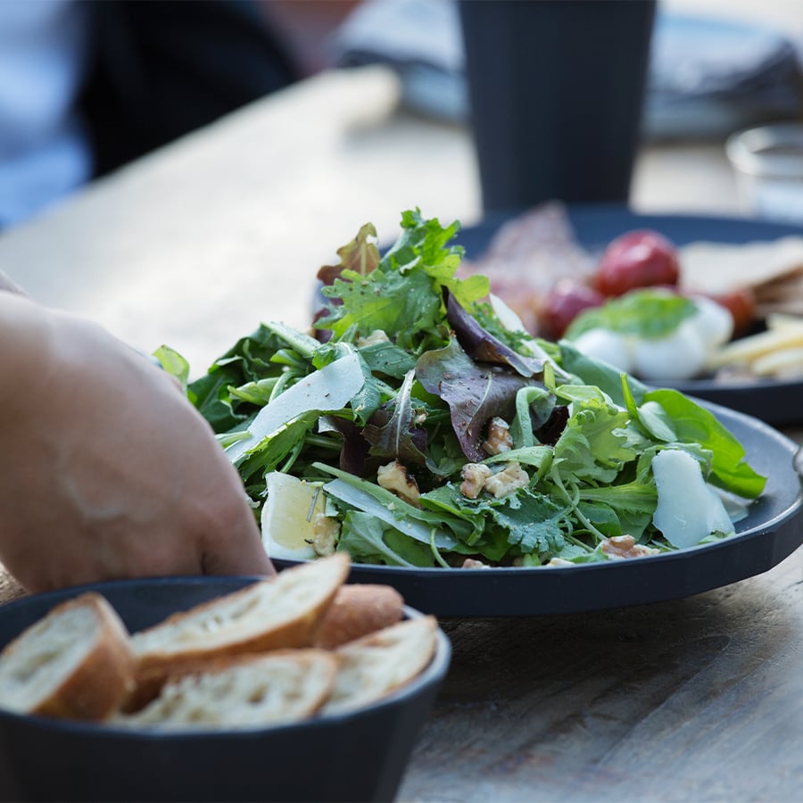 KINTO ALFRESCO PLATE 250MM / 10IN BLACK