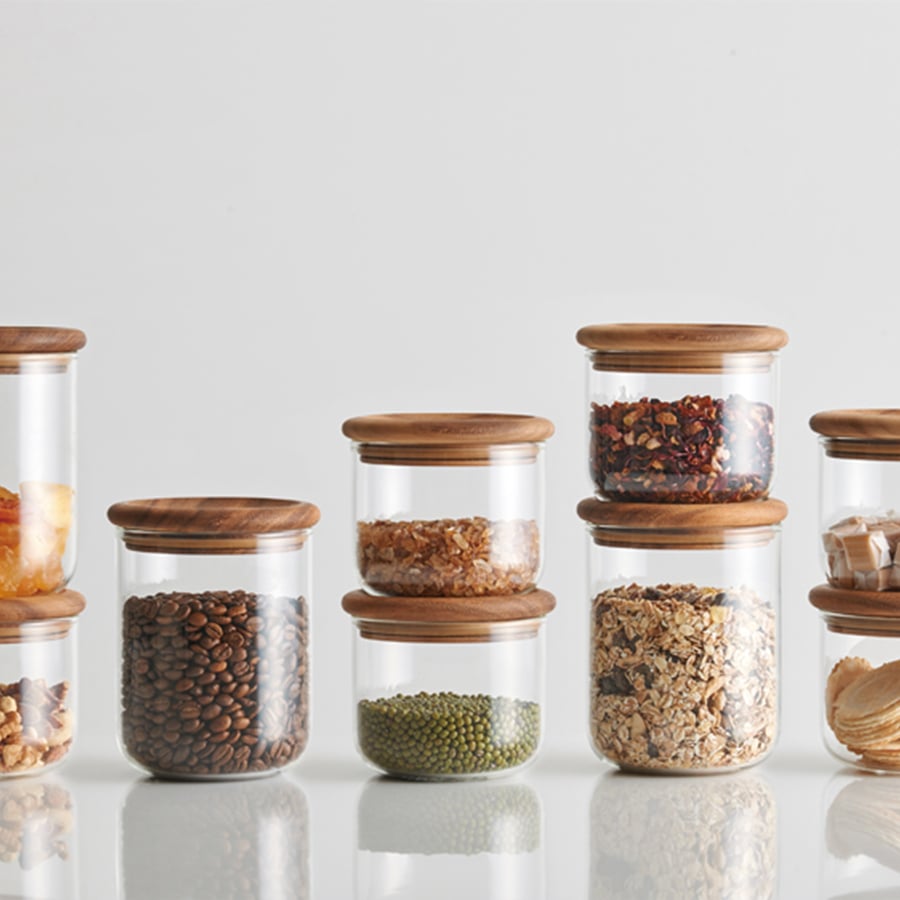  KINTO BAUM NEU CANISTER 450ML / 15OZ  CLEAR 1