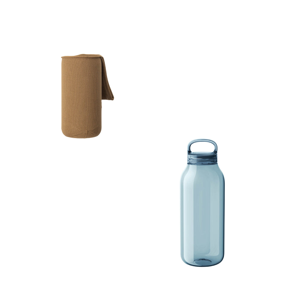 KINTO FUTO WRIST SLING AND WATER BOTTLE COYOTE / BLUE THUMBNAIL 0