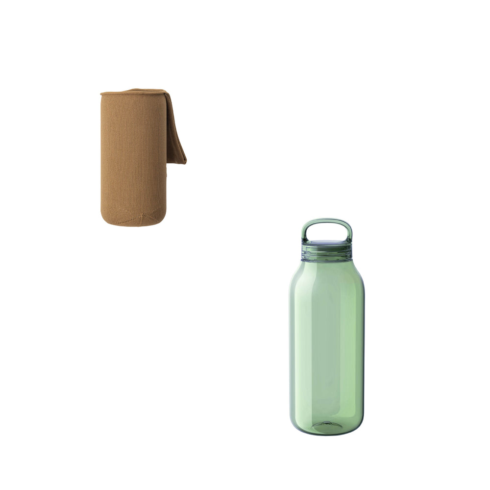 KINTO FUTO WRIST SLING AND WATER BOTTLE COYOTE / GREEN THUMBNAIL 0