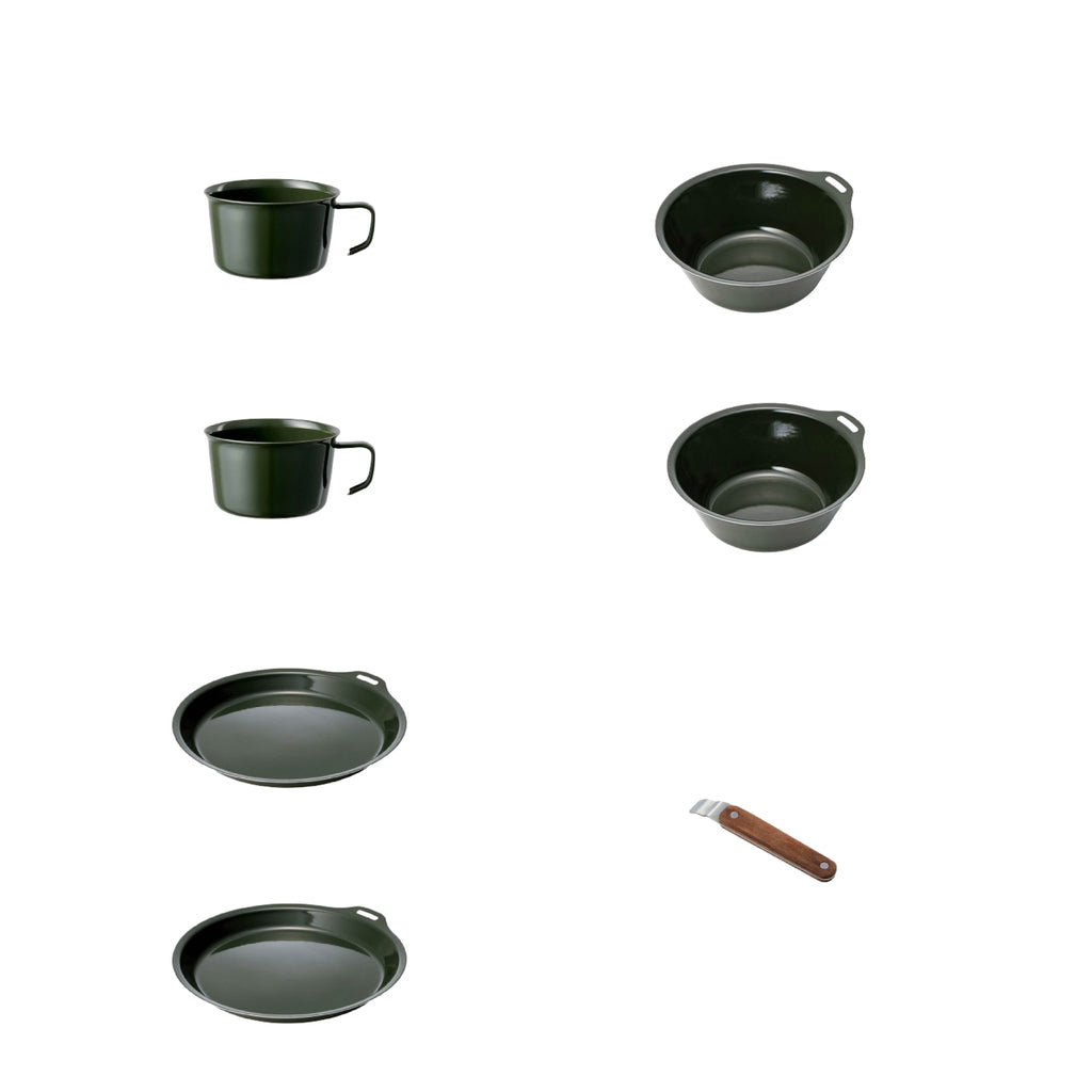  KINTO FORIS OUTDOOR COOKING BUNDLE (ASH GREEN)  DEFAULT TITLE 0