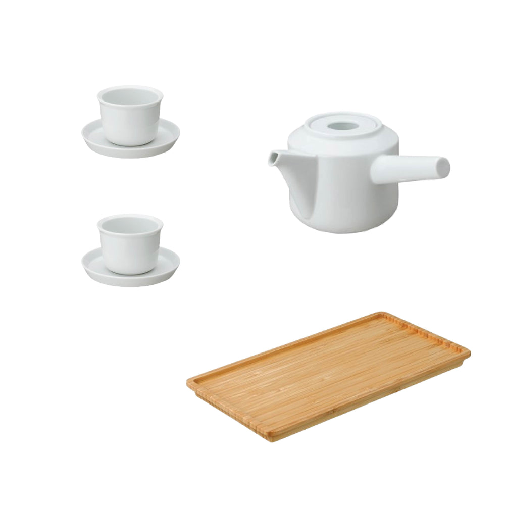 KINTO LT KYUSU TEAPOT SET WHITE / WHITE THUMBNAIL 0