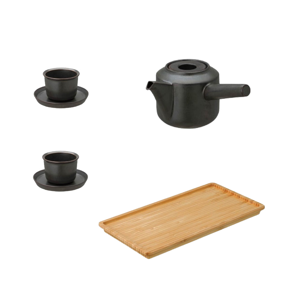 KINTO LT KYUSU TEAPOT SET BLACK / BLACK THUMBNAIL 0