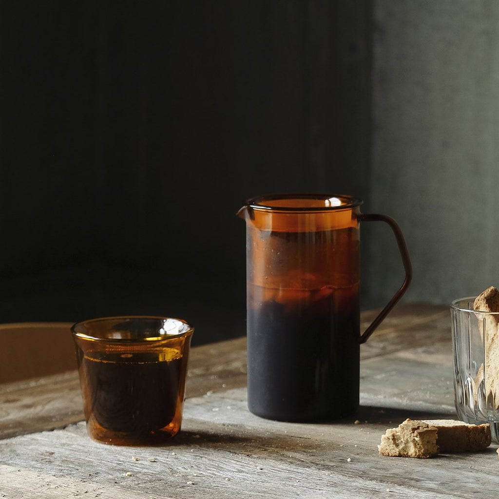  KINTO CAST AMBER  DOUBLE WALL GLASS 250ML  AMBER 2