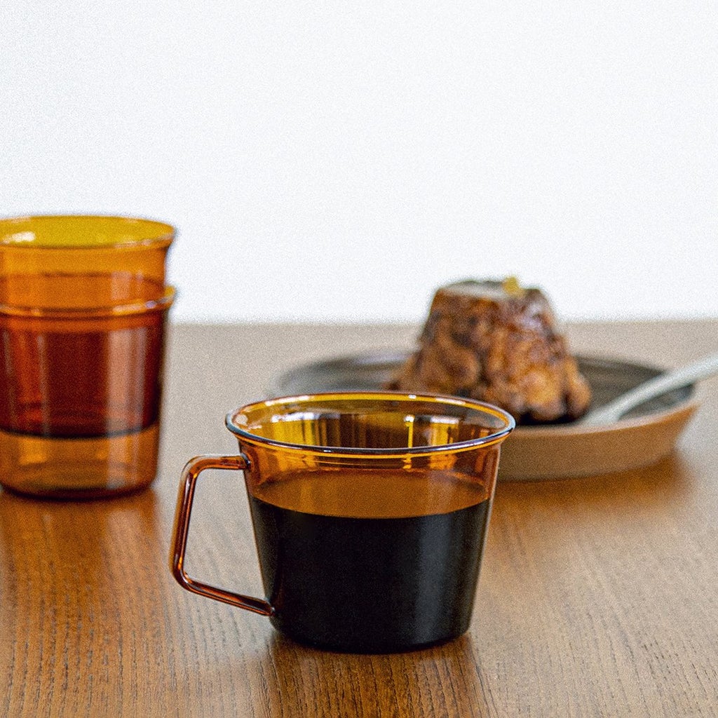 KINTO CAST AMBER Mug 220ml | Stylish Amber-Tinted Ceramic Mug