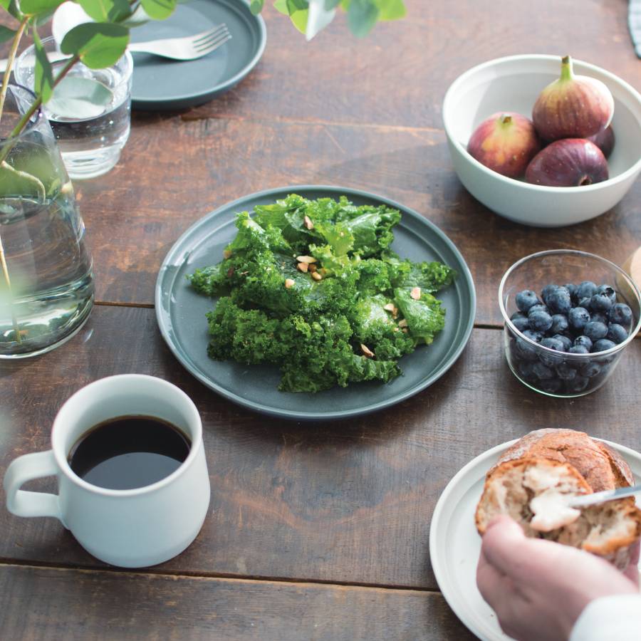 FOG Plate 160mm | 6in Minimalist Ceramic Plate by KINTO – KINTO