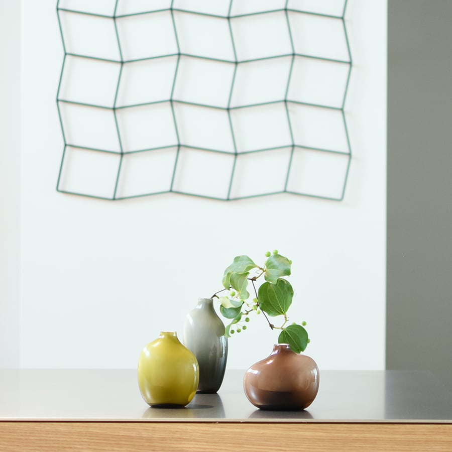  KINTO SACCO VASE GLASS 02  GREEN 2