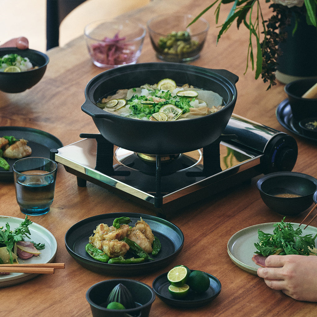 KINTO KAKOMI CERAMIC POT 2.5L  BLACK 9