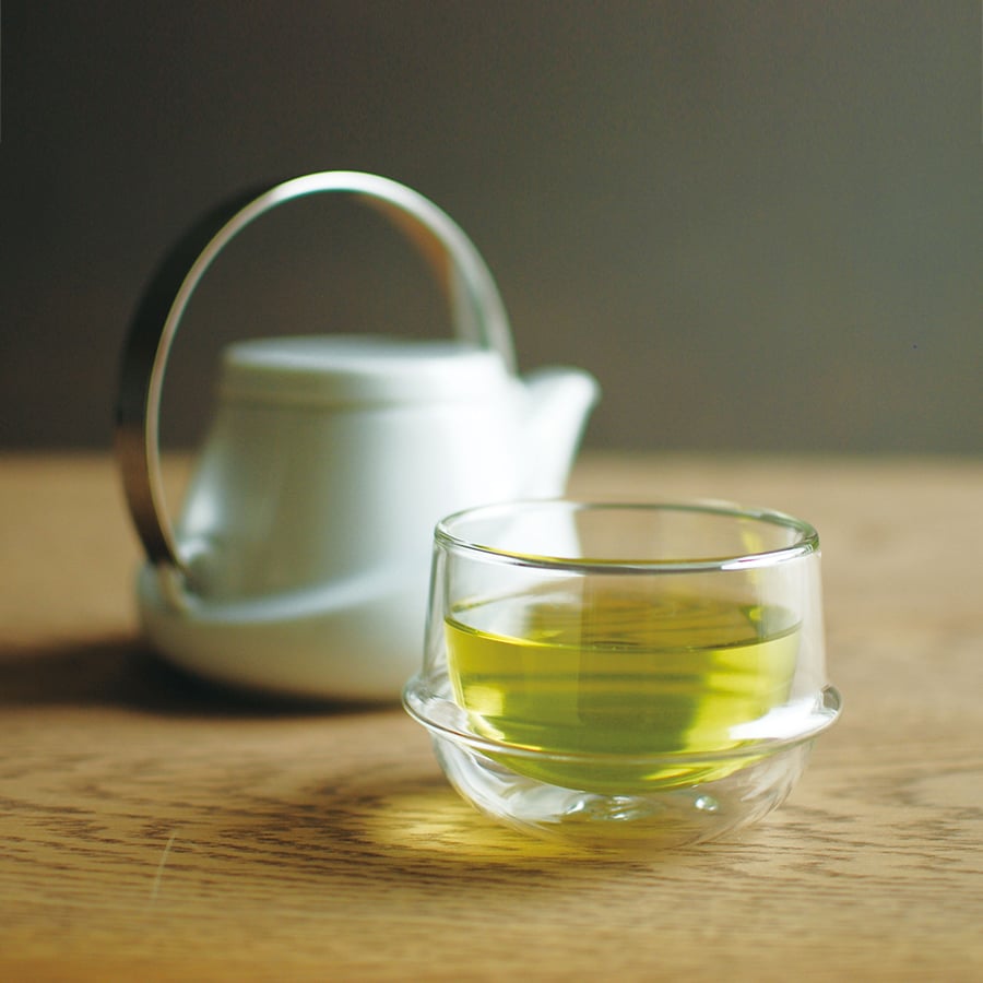 KRONOS Double Wall Tea Cup 200ml | Insulated Glass Tea Cup by
