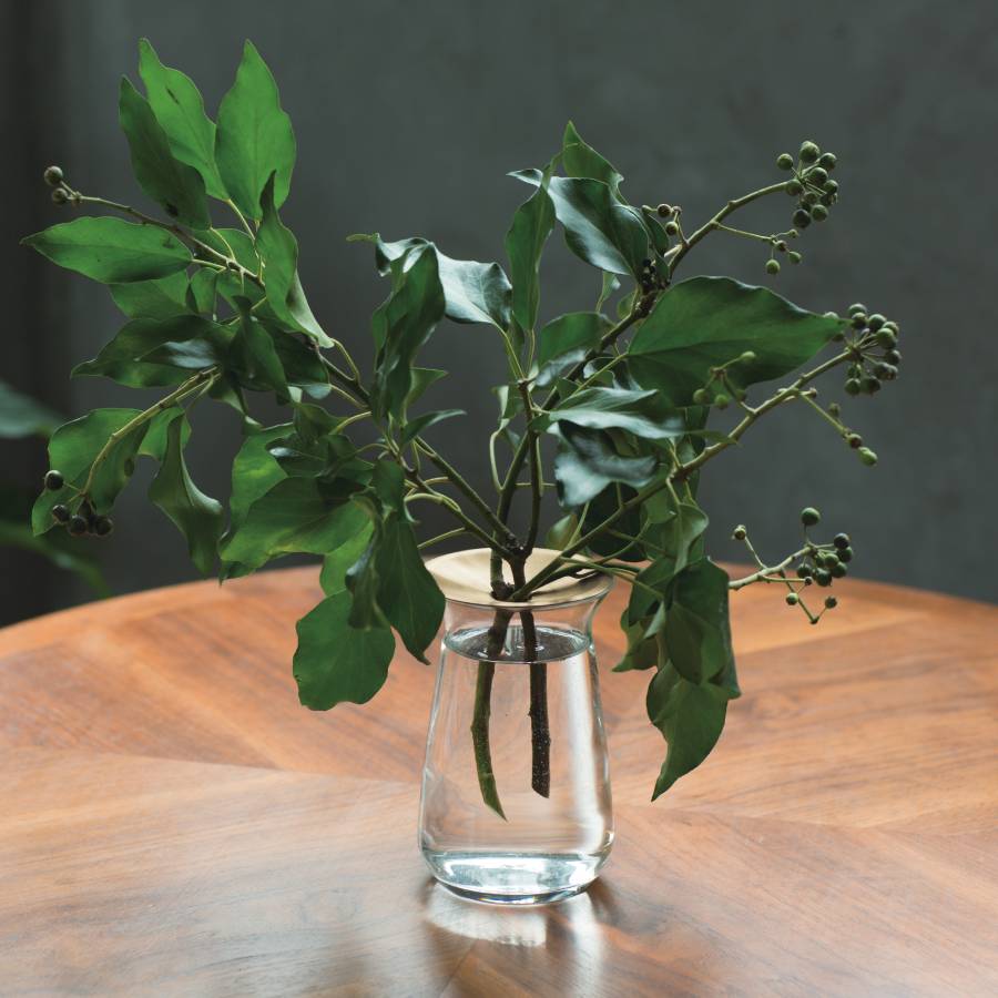  KINTO LUNA VASE 80X130MM  CLEAR 1