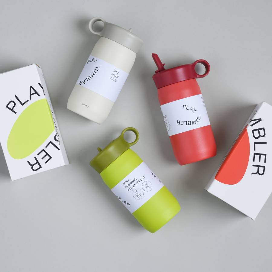  KINTO PLAY TUMBLER 300ML  LIME GREEN 9