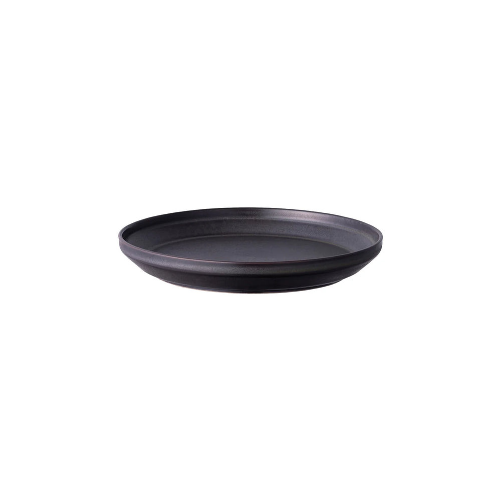  KINTO RIM PLATE 160MM / 6IN  MATTE BLACK 4