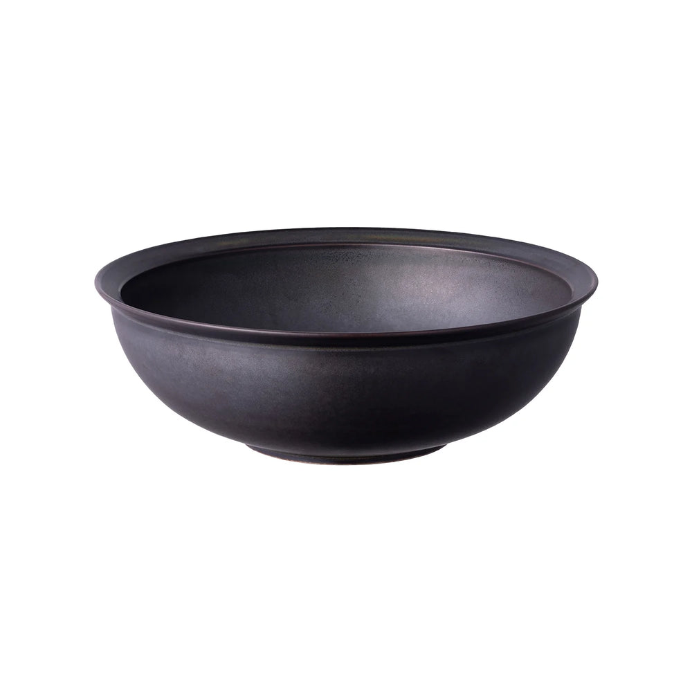  KINTO RIM BOWL 220MM / 9IN  MATTE BLACK 6