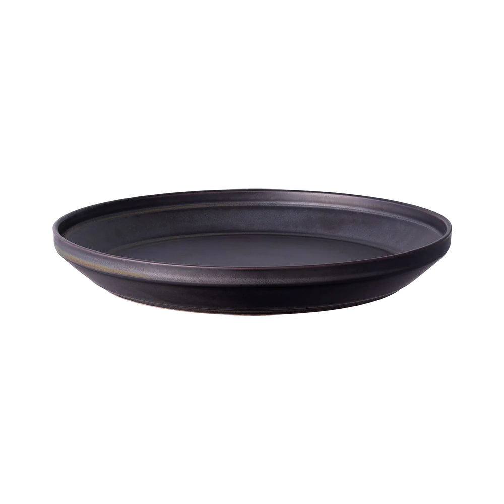  KINTO RIM PLATE 240MM / 10IN  MATTE BLACK 4