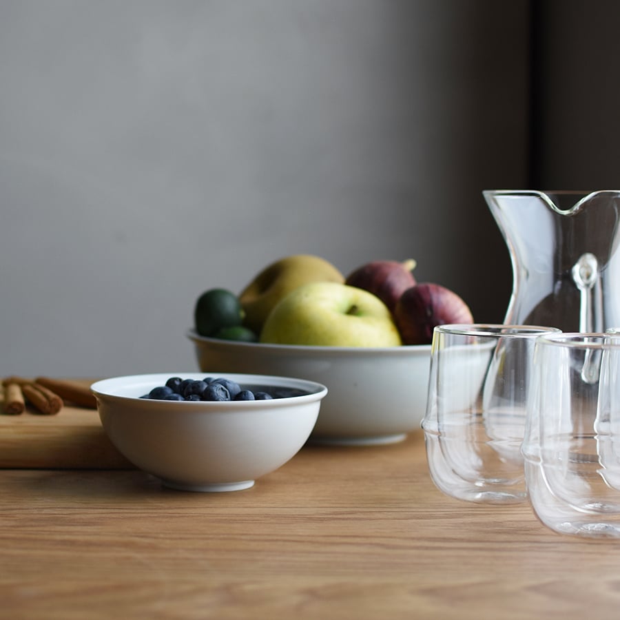  KINTO RIM BOWL 140MM / 6IN  EARTH GRAY 1