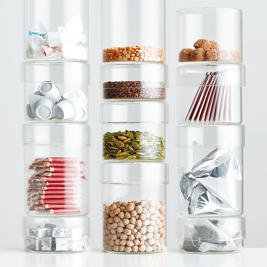  KINTO SCHALE GLASS CASE 100X55MM / 4X2IN  CLEAR 1