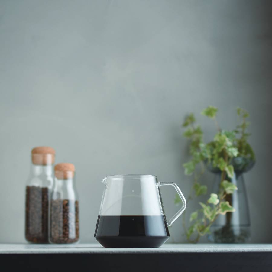 KINTO SCS Coffee Server 4 Cups – Glass Carafe for Pour-Over Coffee