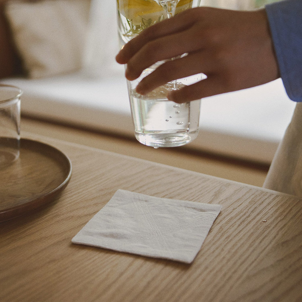  KINTO FUTO COASTER ALI 4.33 × 4.33IN  WHITE 1