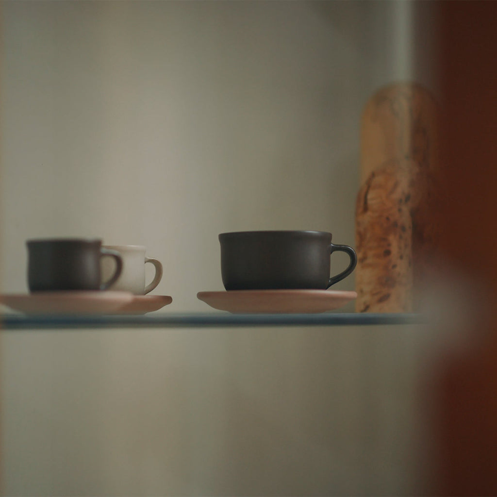  KINTO MUI CUP & SAUCER 300ML/ 10OZ  SAND BEIGE 3