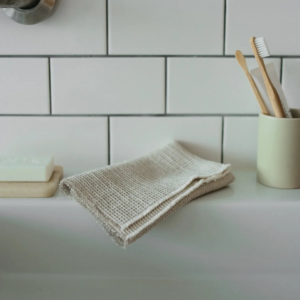  KINTO FUTO WAFFLE CLOTH WCL_ 360X360MM  OFF-WHITE 4